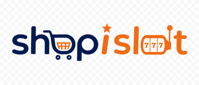 Logo shopislot berwarna koral
